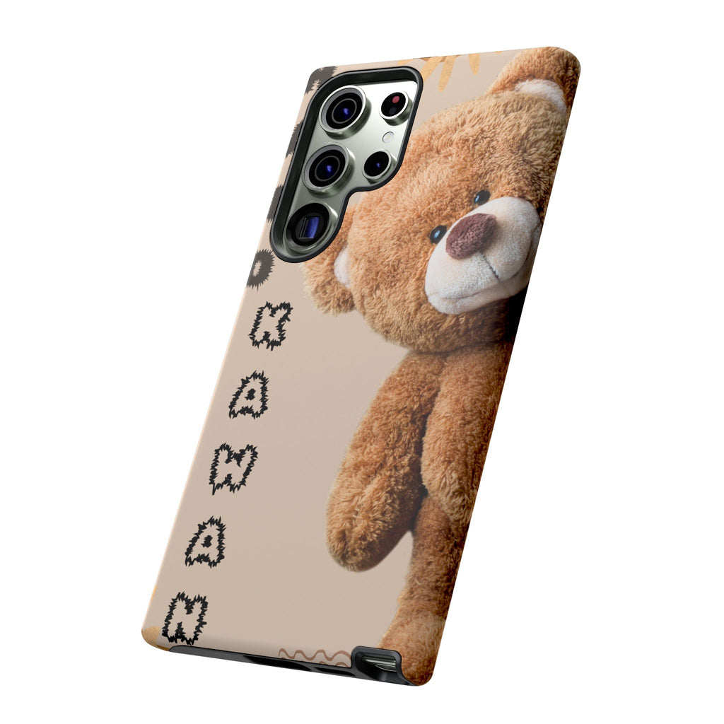 Cute Teddy Bear Phone Case — Personalized "Kawan" Design