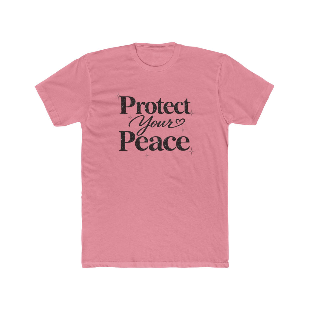 Unisex Protect Your Peace Tee — Inspirational Self-Care Graphic T-Shirt