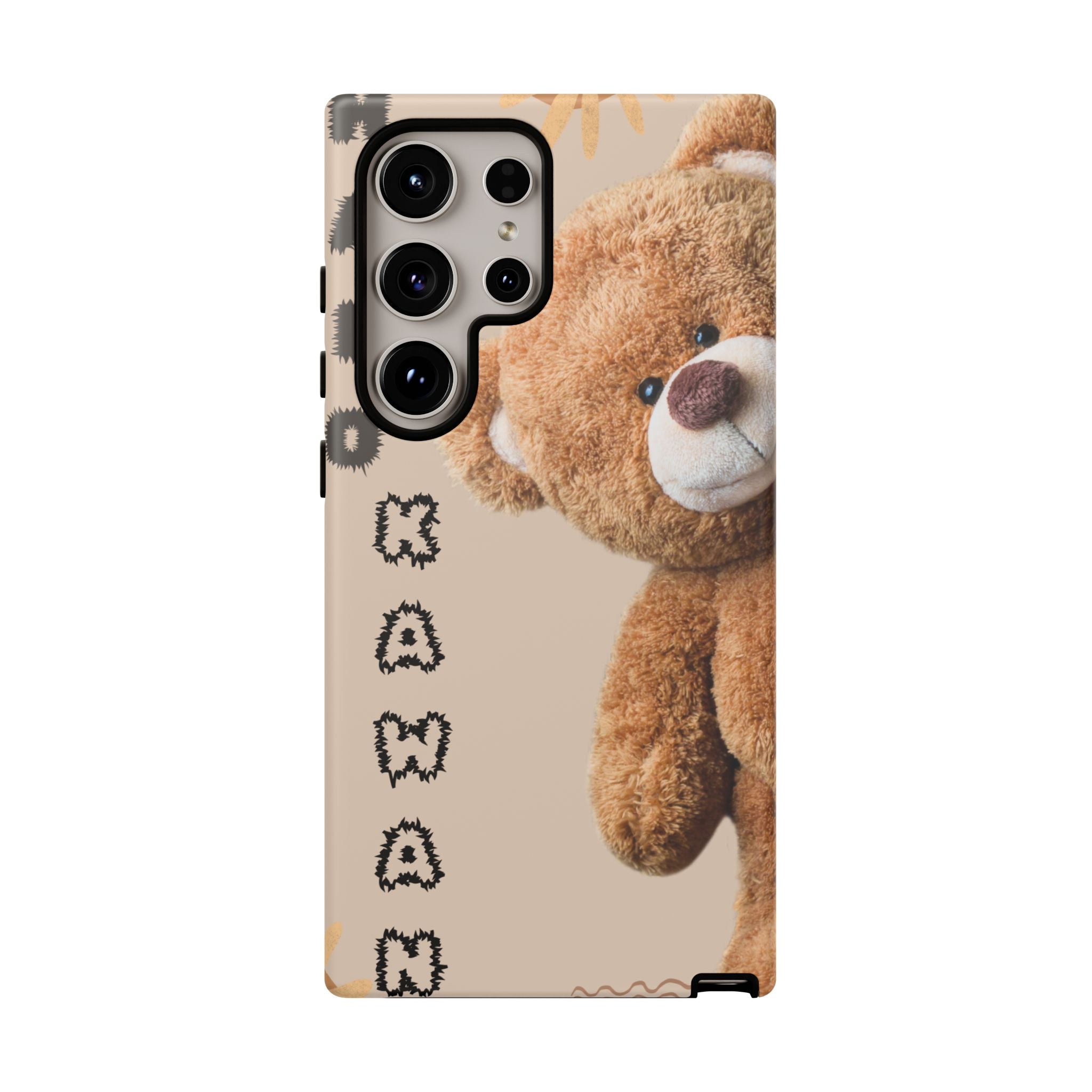 Cute Teddy Bear Phone Case — Personalized "Kawan" Design