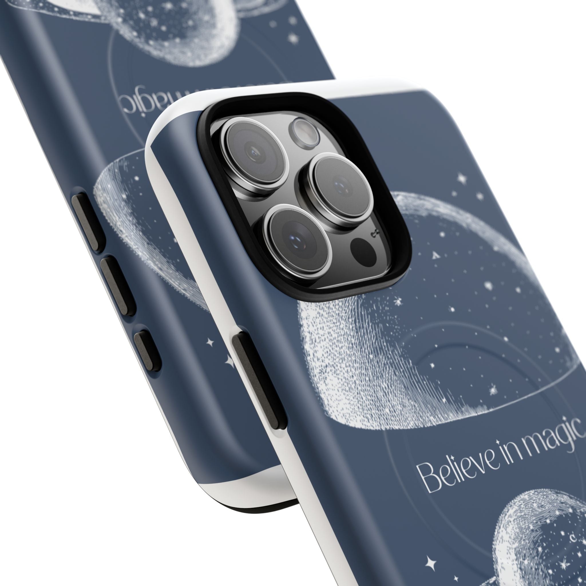 Believe in Magic Phone Case — Protective Magnetic Tough Case with Celestial Design