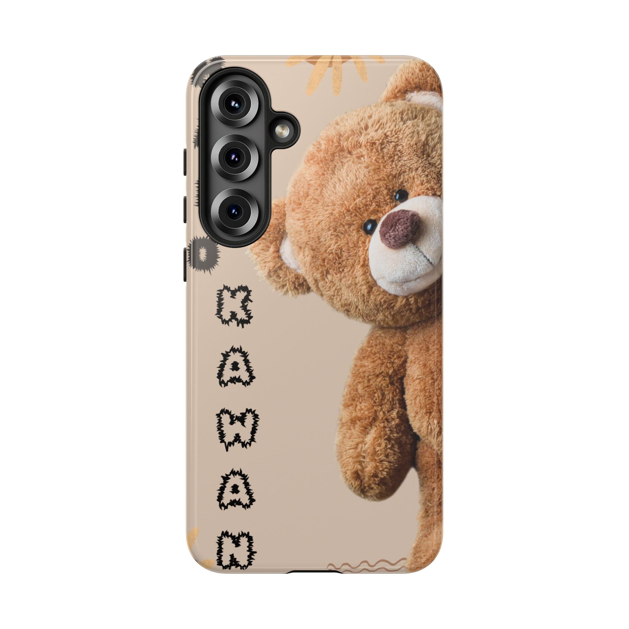 Cute Teddy Bear Phone Case — Personalized "Kawan" Design