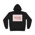 Unisex Allure Beauty Hoodie — Pink Logo Pullover for Beauty Lovers