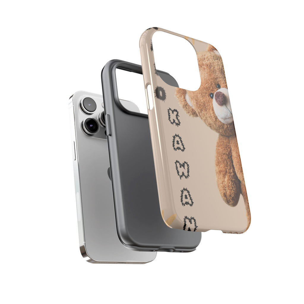 Cute Teddy Bear Phone Case — Personalized "Kawan" Design