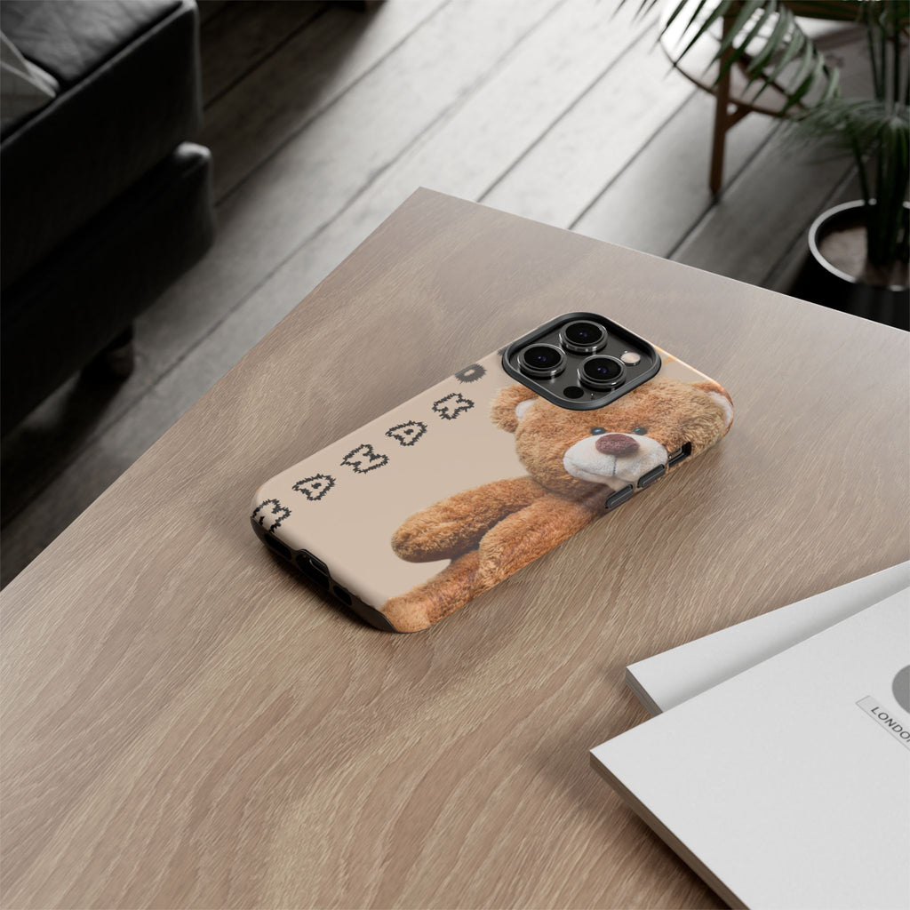 Cute Teddy Bear Phone Case — Personalized "Kawan" Design