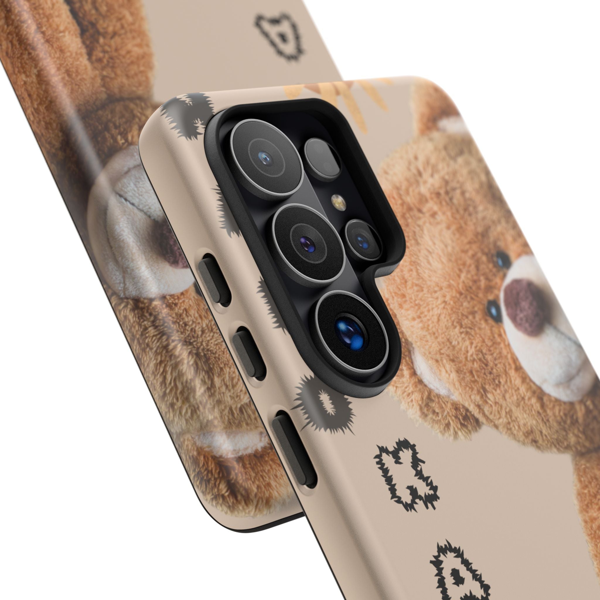 Cute Teddy Bear Phone Case — Personalized "Kawan" Design
