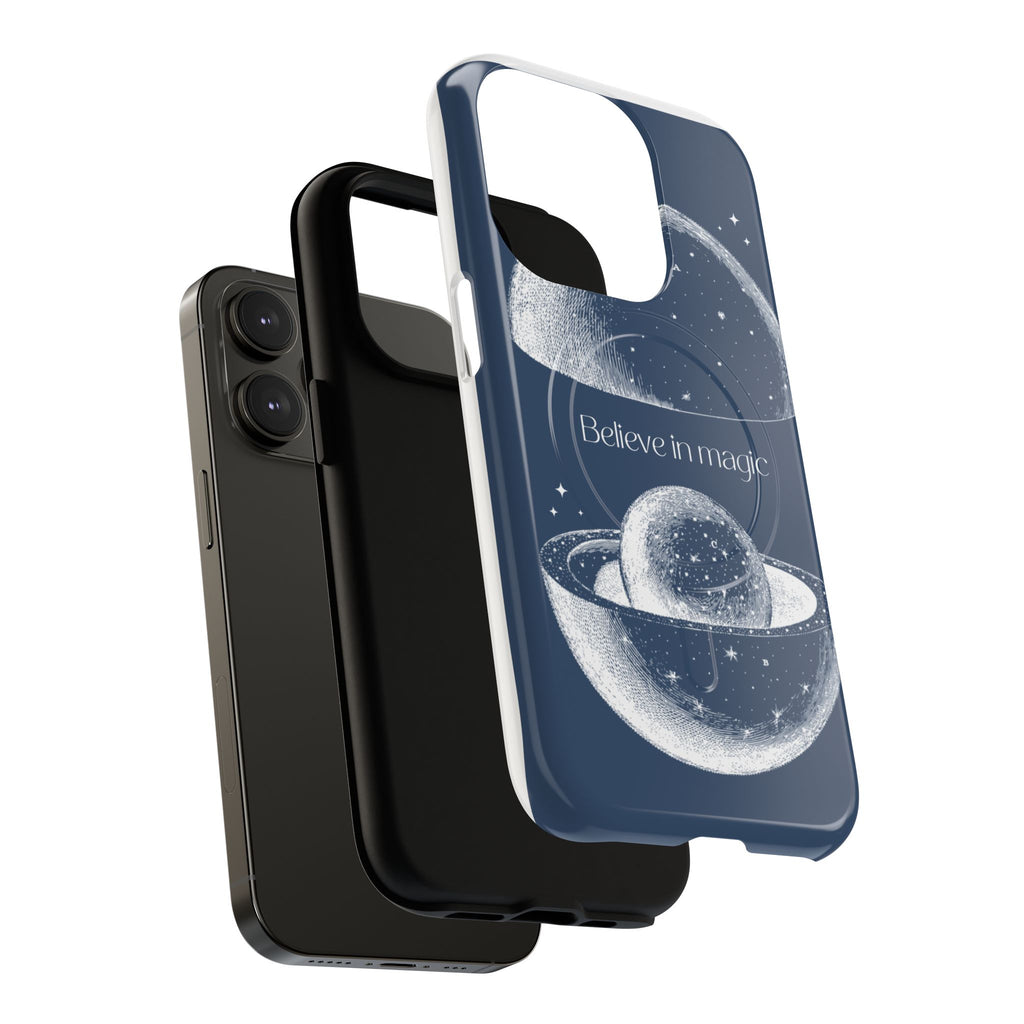 Believe in Magic Phone Case — Protective Magnetic Tough Case with Celestial Design
