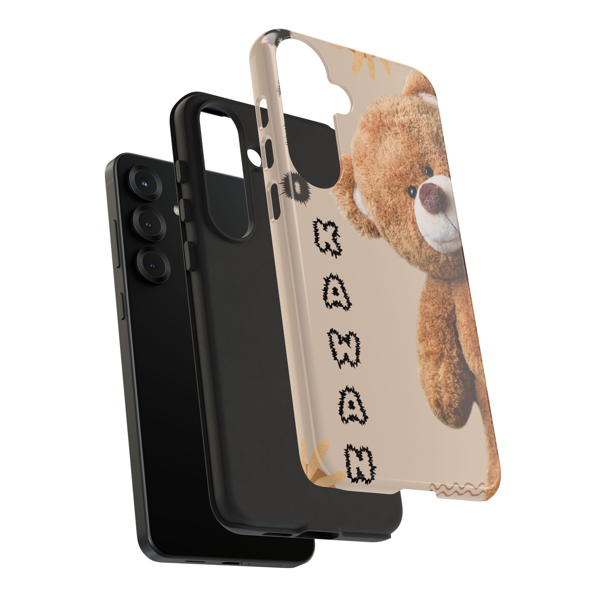 Cute Teddy Bear Phone Case — Personalized "Kawan" Design