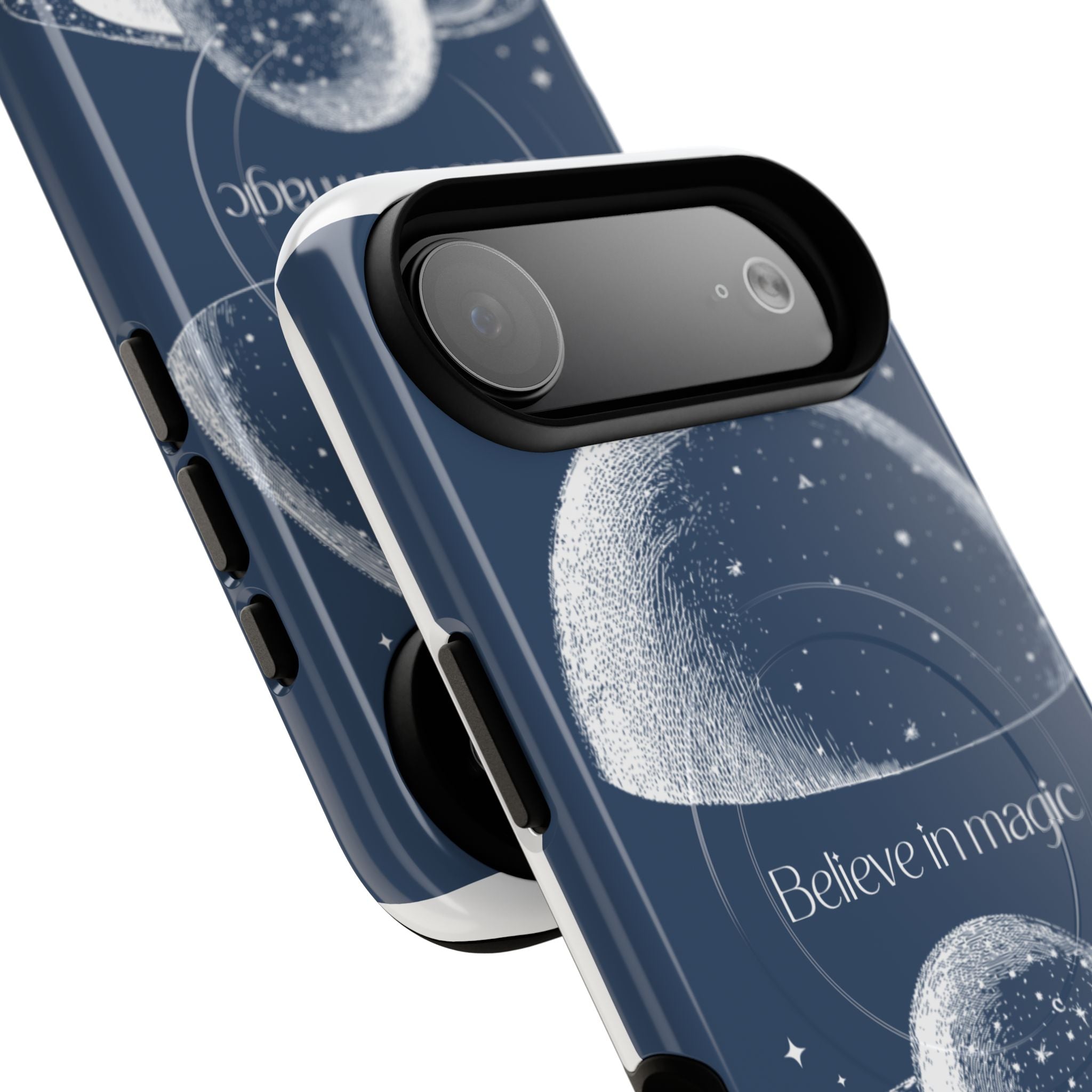 Believe in Magic Phone Case — Protective Magnetic Tough Case with Celestial Design