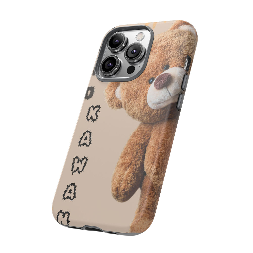 Cute Teddy Bear Phone Case — Personalized "Kawan" Design