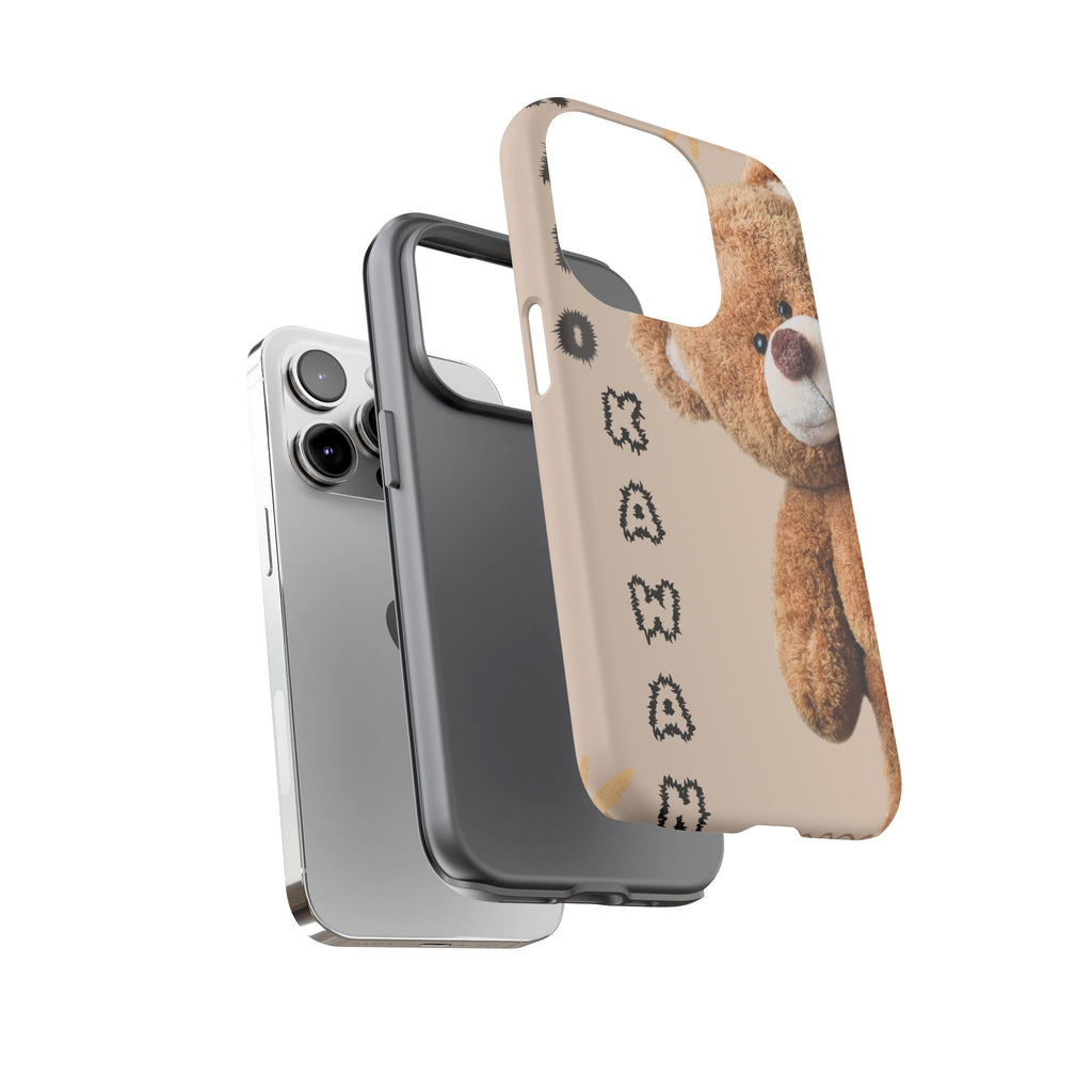 Cute Teddy Bear Phone Case — Personalized "Kawan" Design