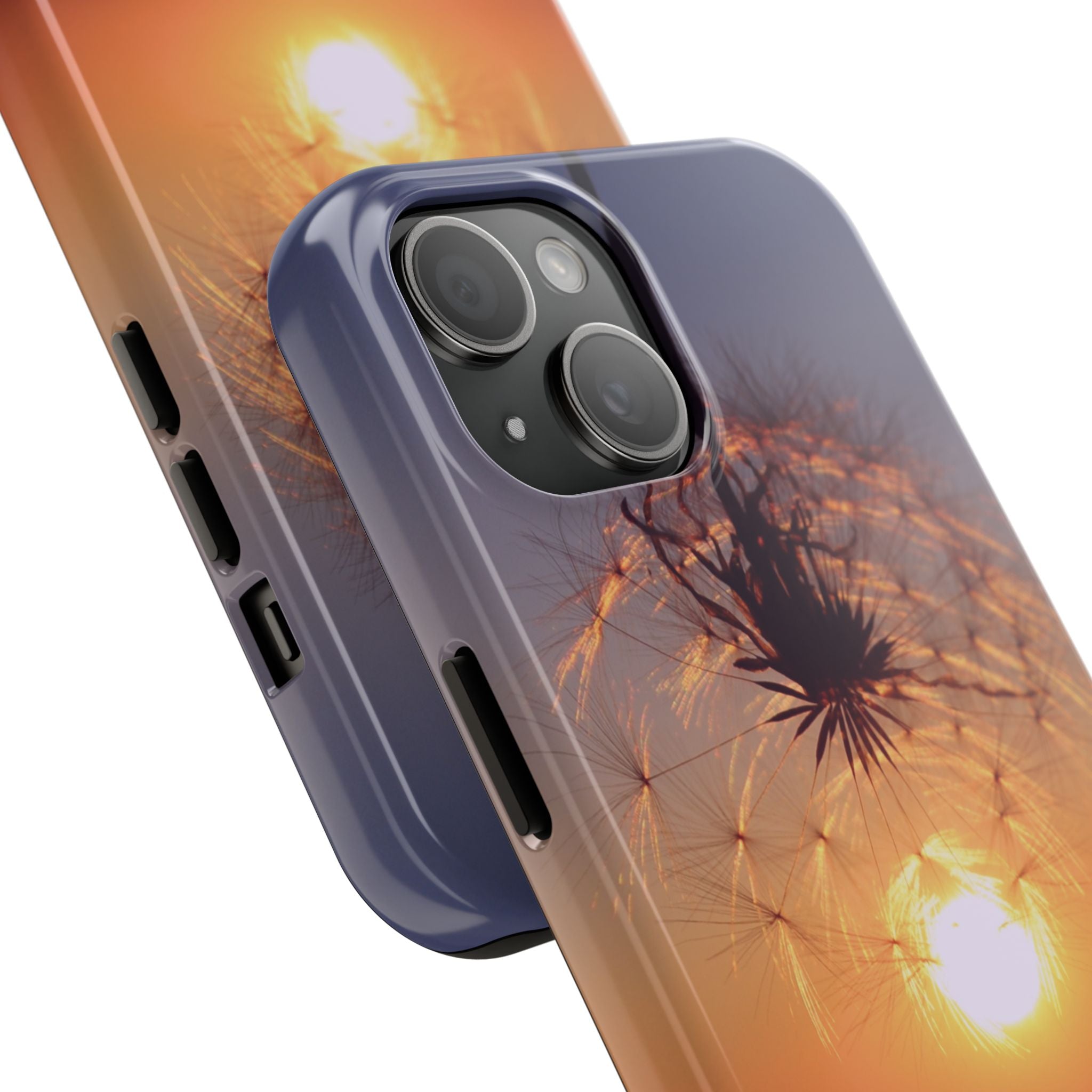 Believe Dandelion Sunset Tough Phone Case — Inspirational Protective iPhone Cover