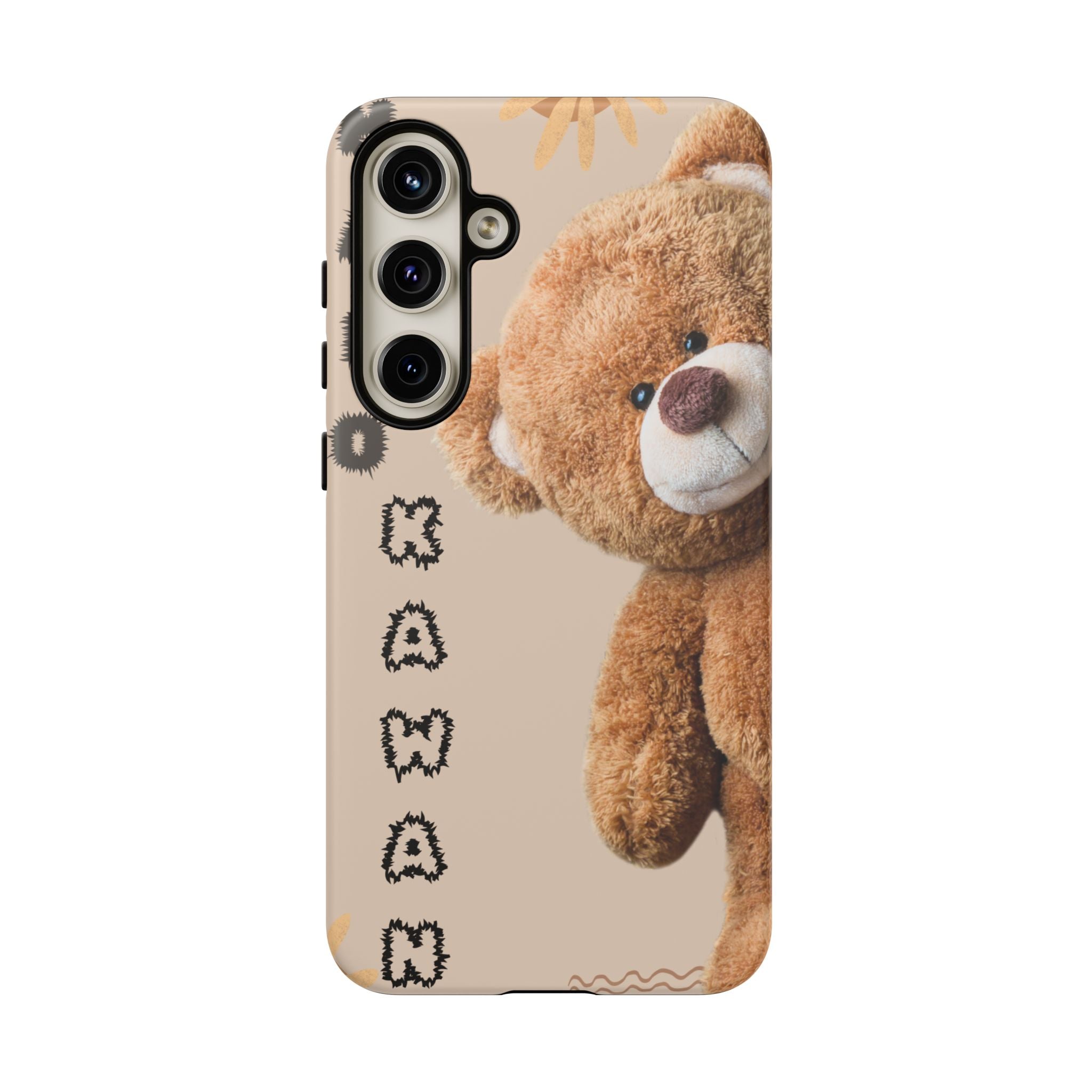 Cute Teddy Bear Phone Case — Personalized "Kawan" Design