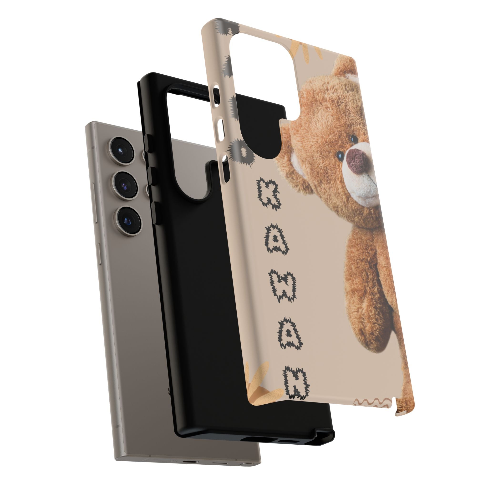 Cute Teddy Bear Phone Case — Personalized "Kawan" Design