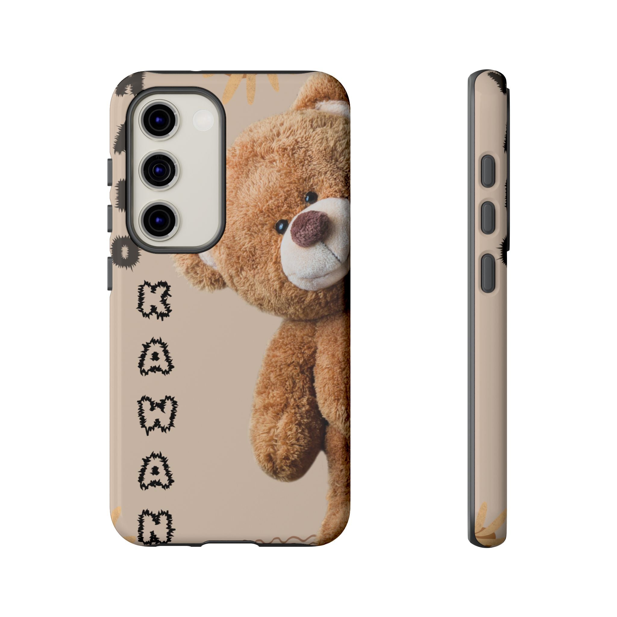 Cute Teddy Bear Phone Case — Personalized "Kawan" Design
