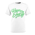 Unisex Wear The Energy T‑Shirt — Neon Script Graphic Tee