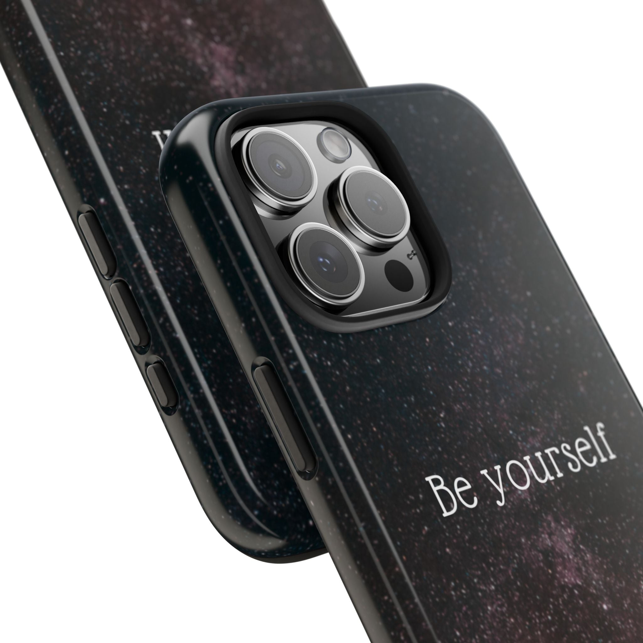 Be Yourself Tough Phone Case — Inspirational Starry Night Protective Cover