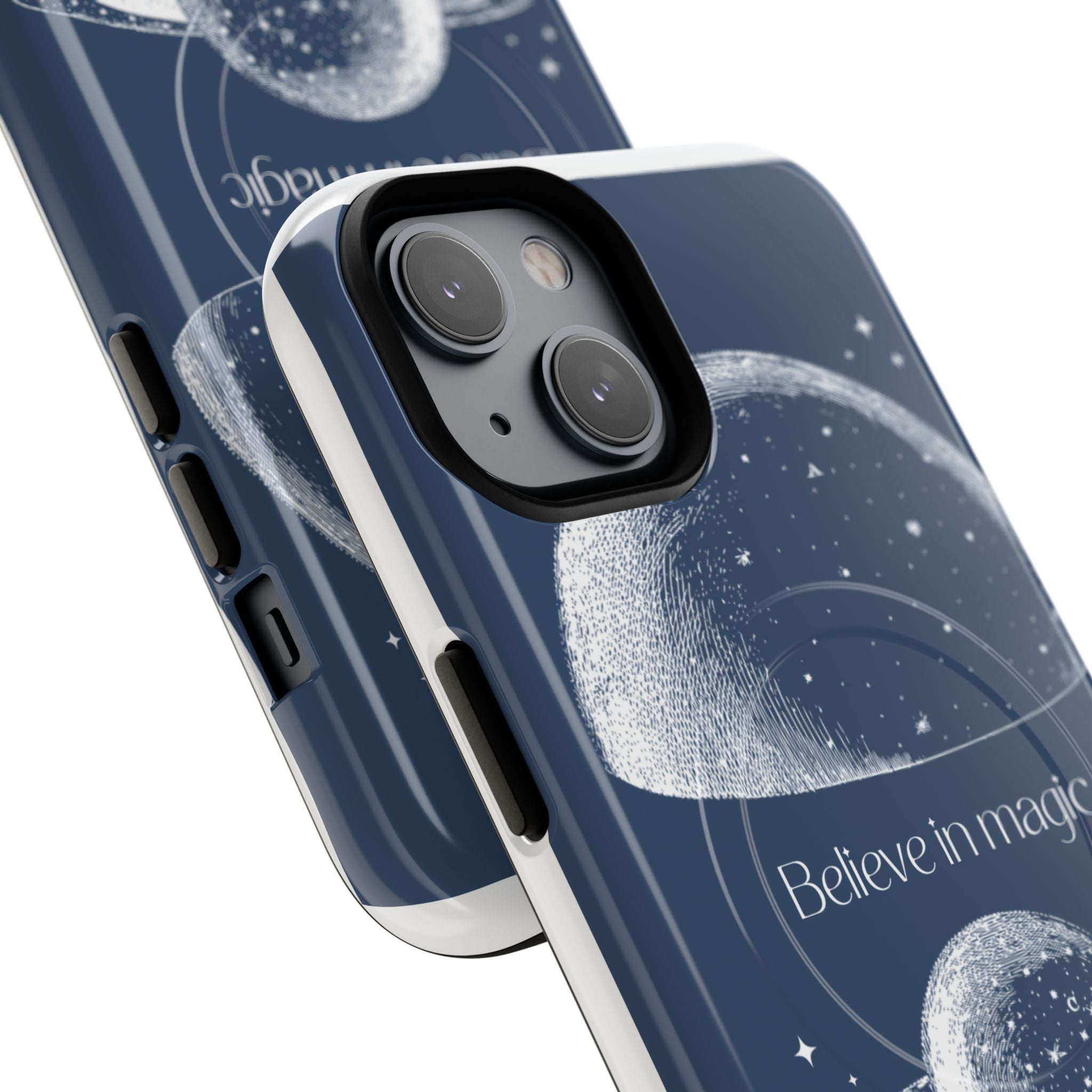 Believe in Magic Phone Case — Protective Magnetic Tough Case with Celestial Design