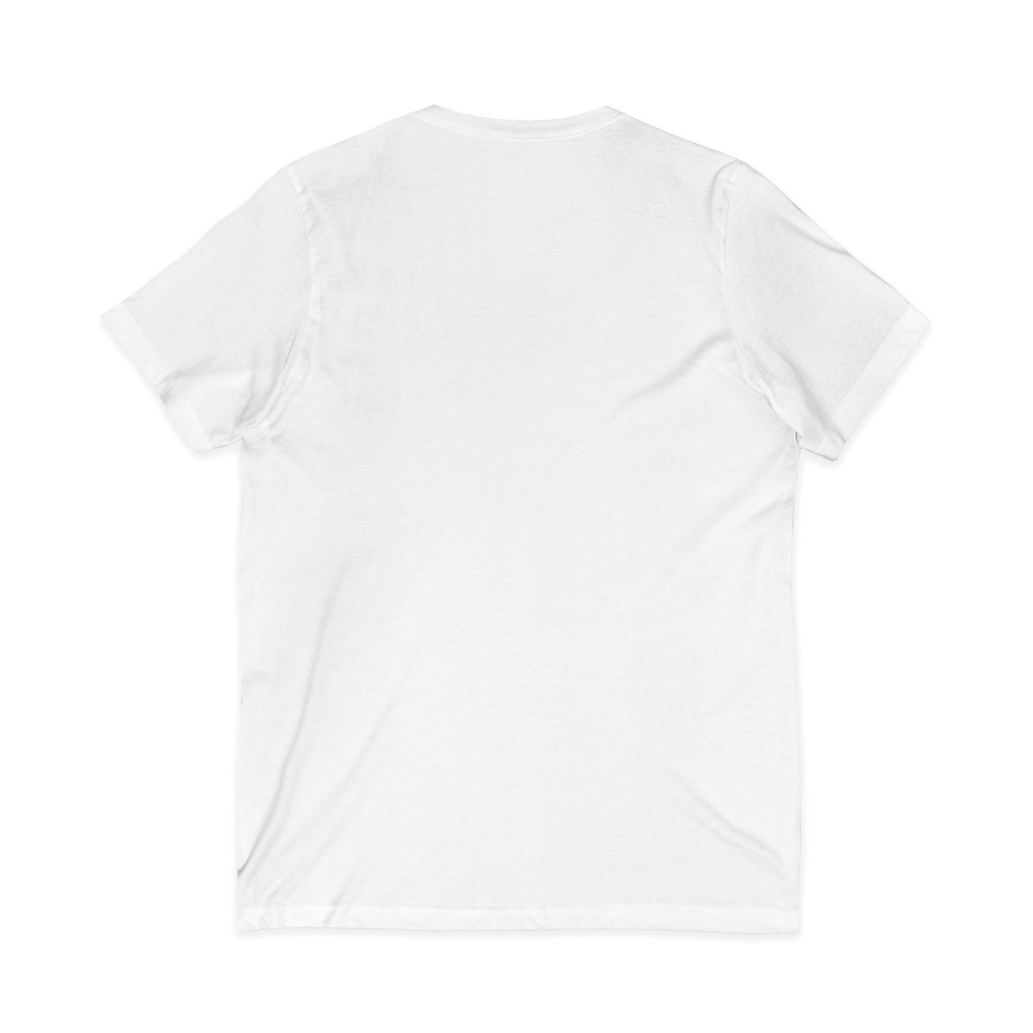 Wear Confidence V‑Neck Tee — Rainbow Script Inspirational T‑Shirt