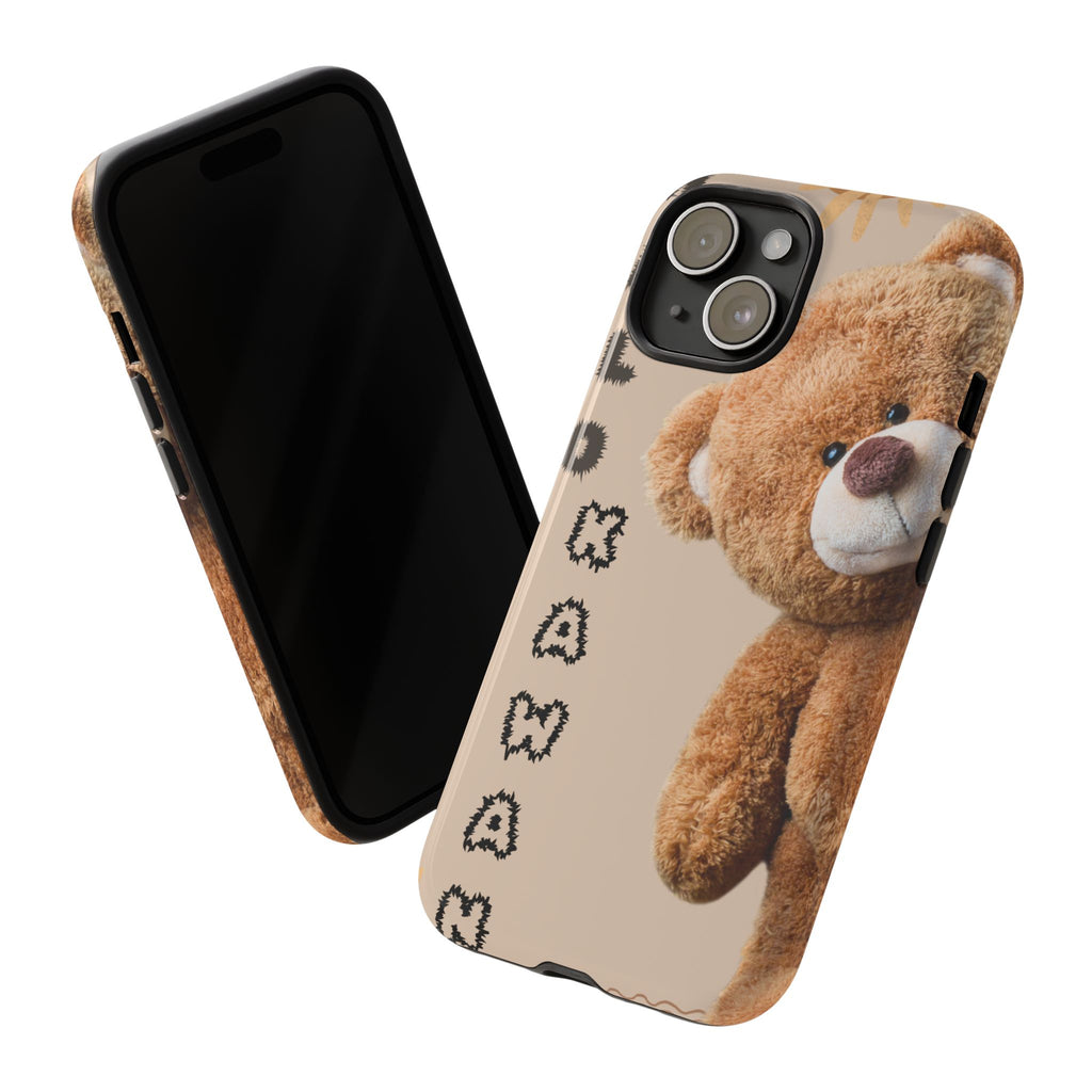 Cute Teddy Bear Phone Case — Personalized "Kawan" Design