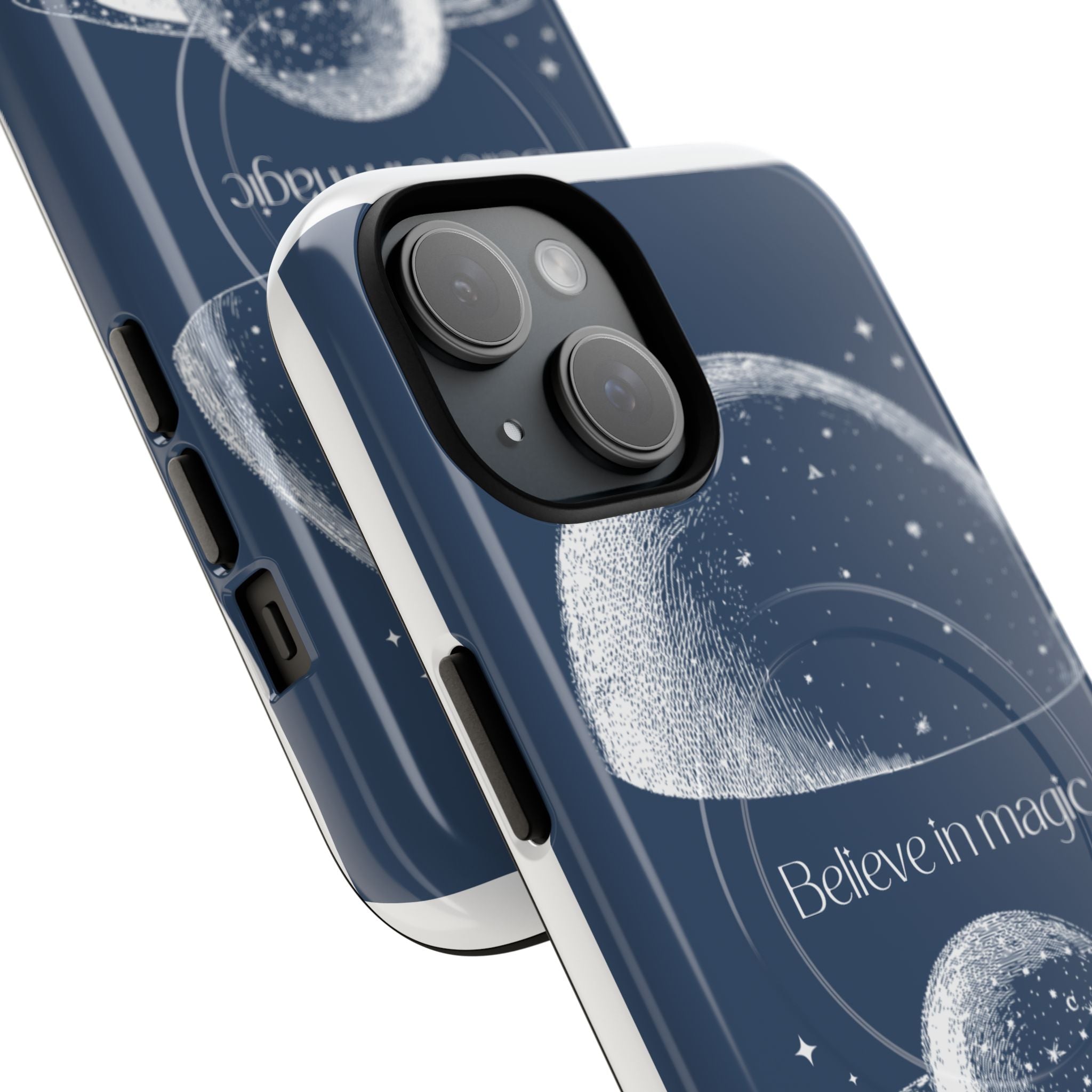 Believe in Magic Phone Case — Protective Magnetic Tough Case with Celestial Design