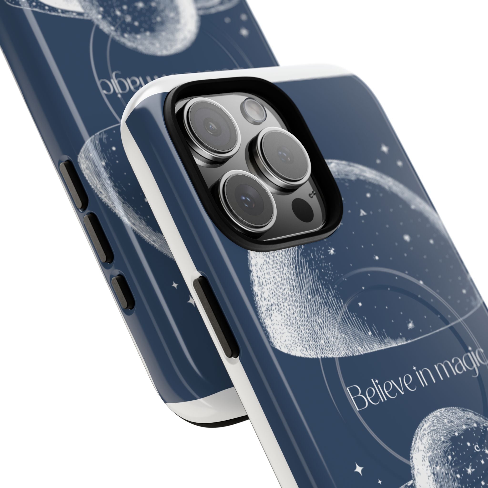 Believe in Magic Phone Case — Protective Magnetic Tough Case with Celestial Design