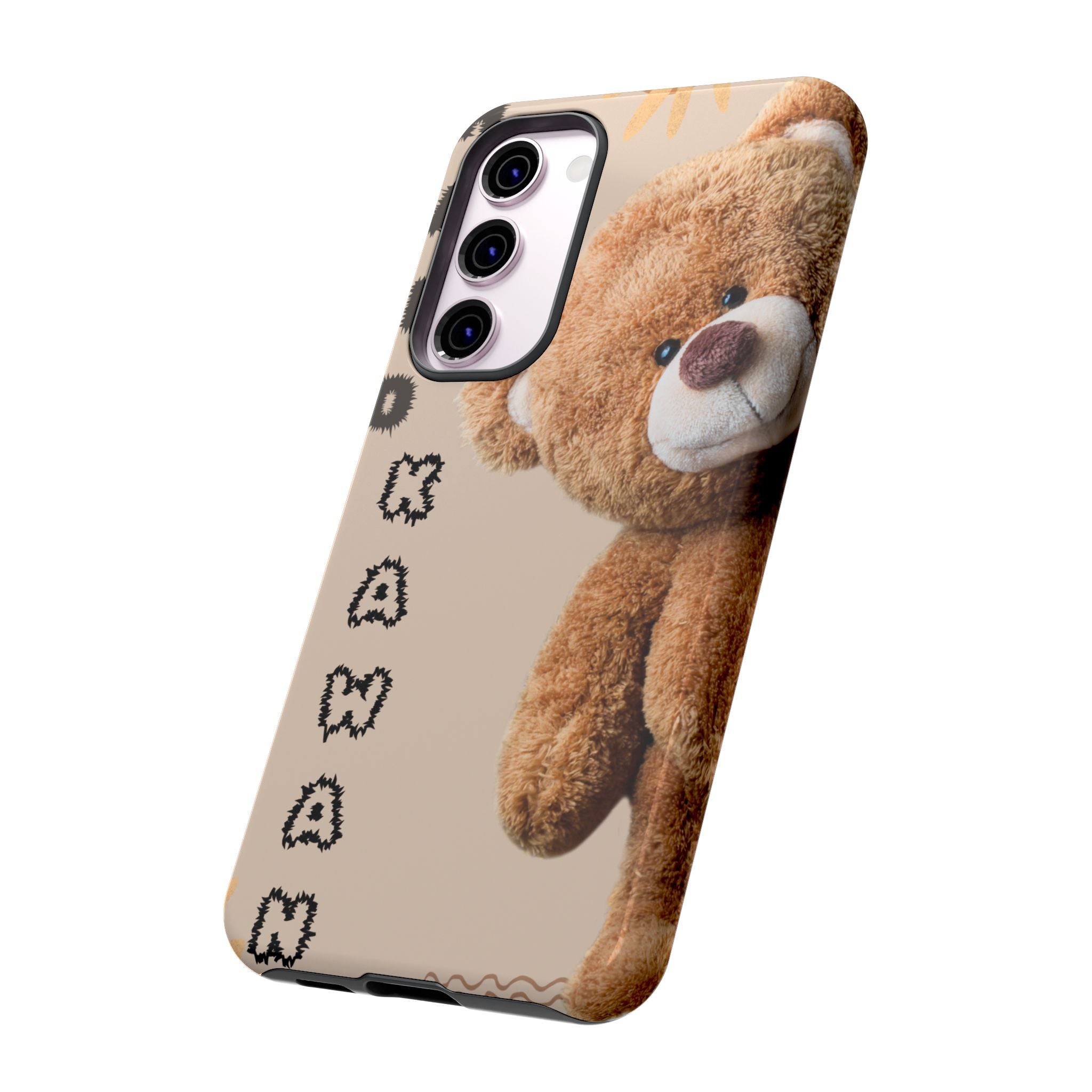 Cute Teddy Bear Phone Case — Personalized "Kawan" Design