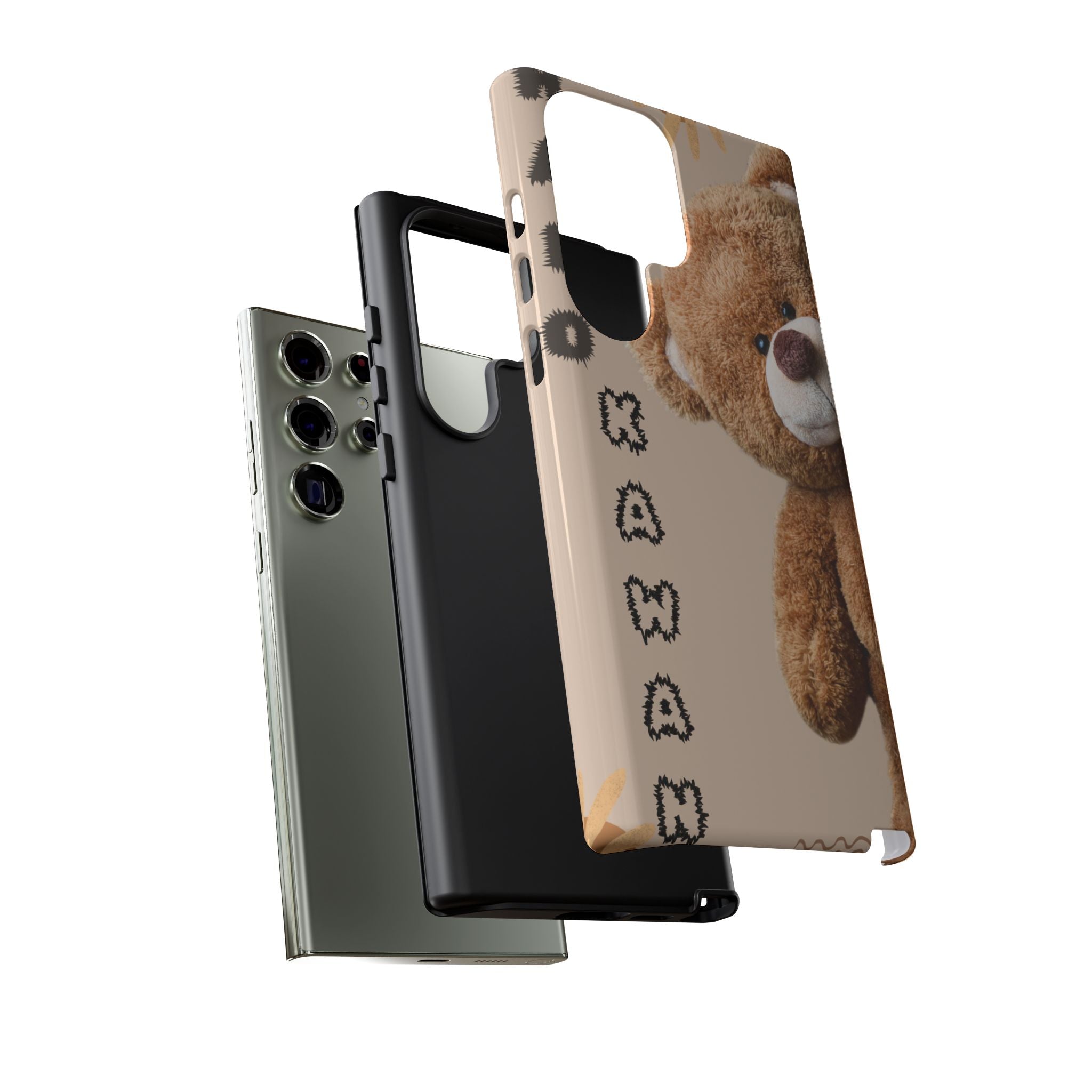 Cute Teddy Bear Phone Case — Personalized "Kawan" Design