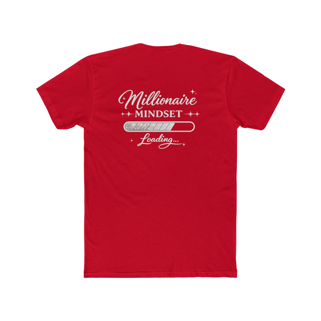Unisex Millionaire Mindset Tee — "Loading" Back Graphic Motivational T‑Shirt