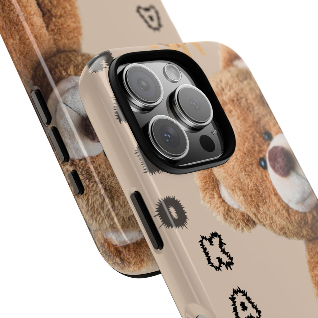 Cute Teddy Bear Phone Case — Personalized "Kawan" Design