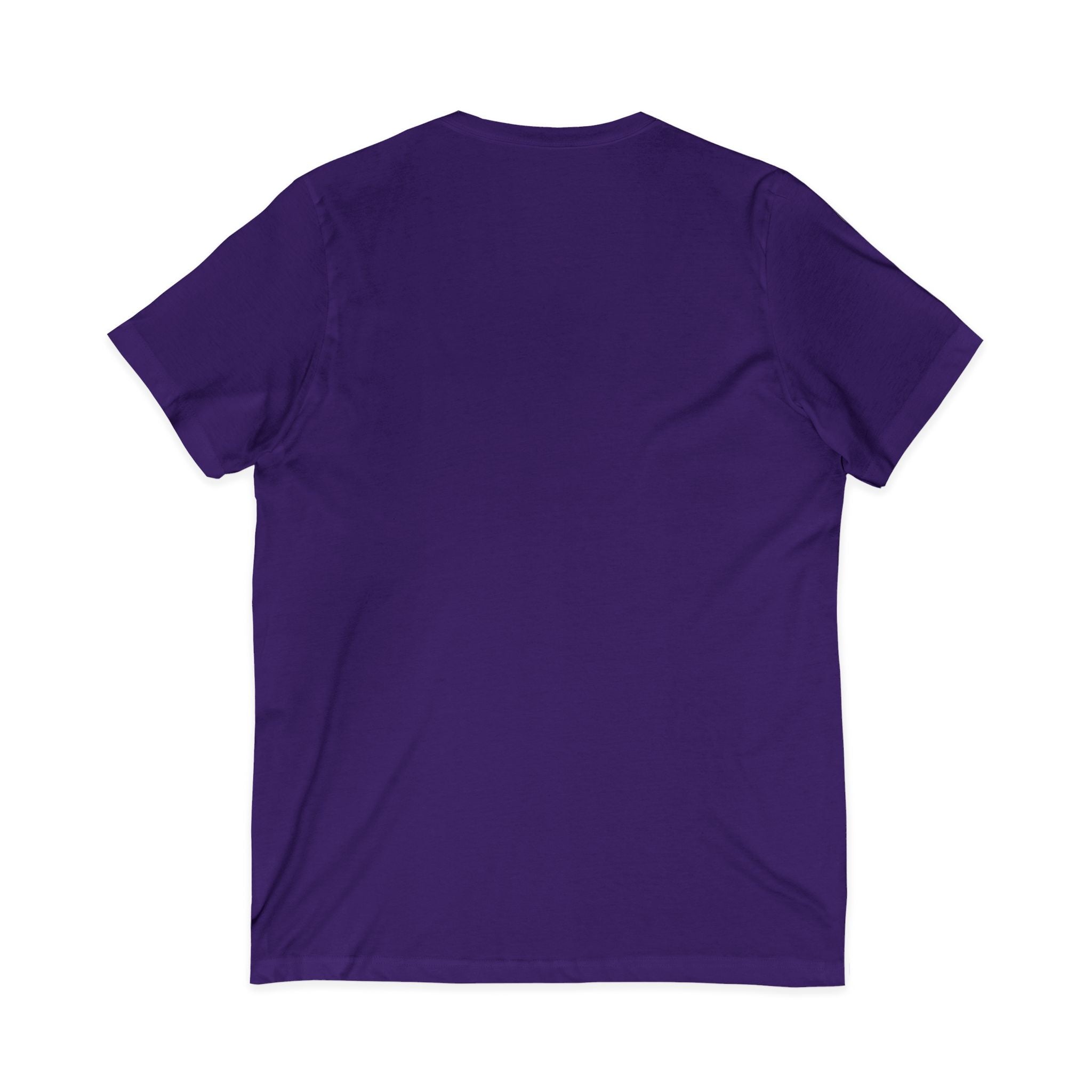 Wear Confidence V‑Neck Tee — Rainbow Script Inspirational T‑Shirt