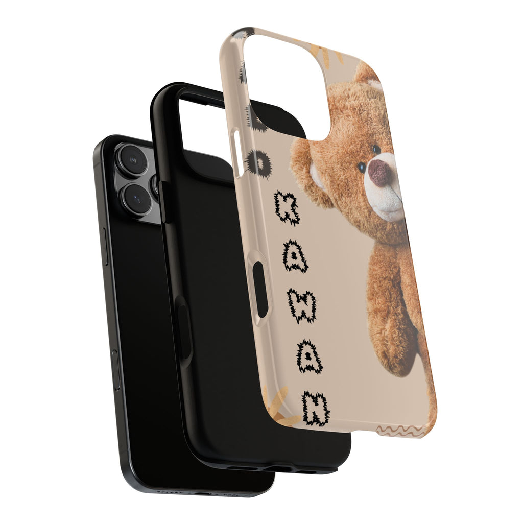 Cute Teddy Bear Phone Case — Personalized "Kawan" Design