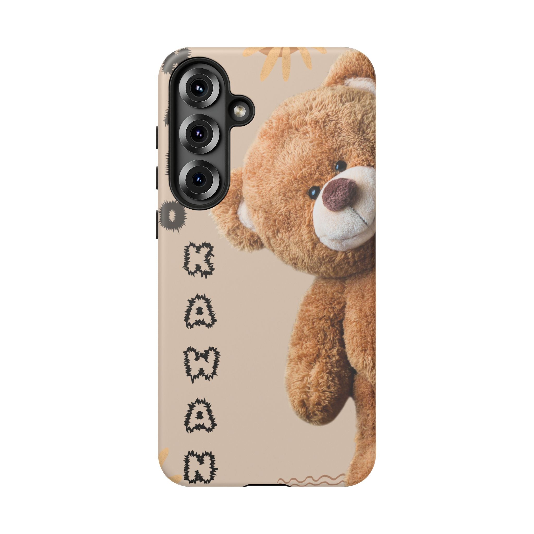 Cute Teddy Bear Phone Case — Personalized "Kawan" Design