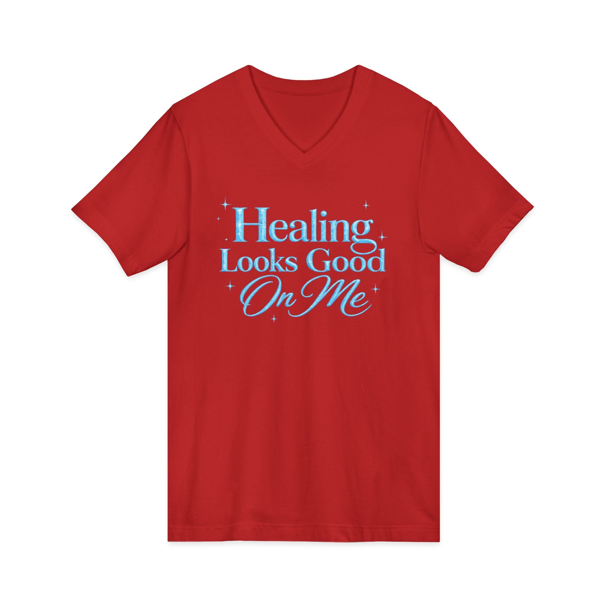 Unisex Healing Looks Good On Me V-Neck Tee