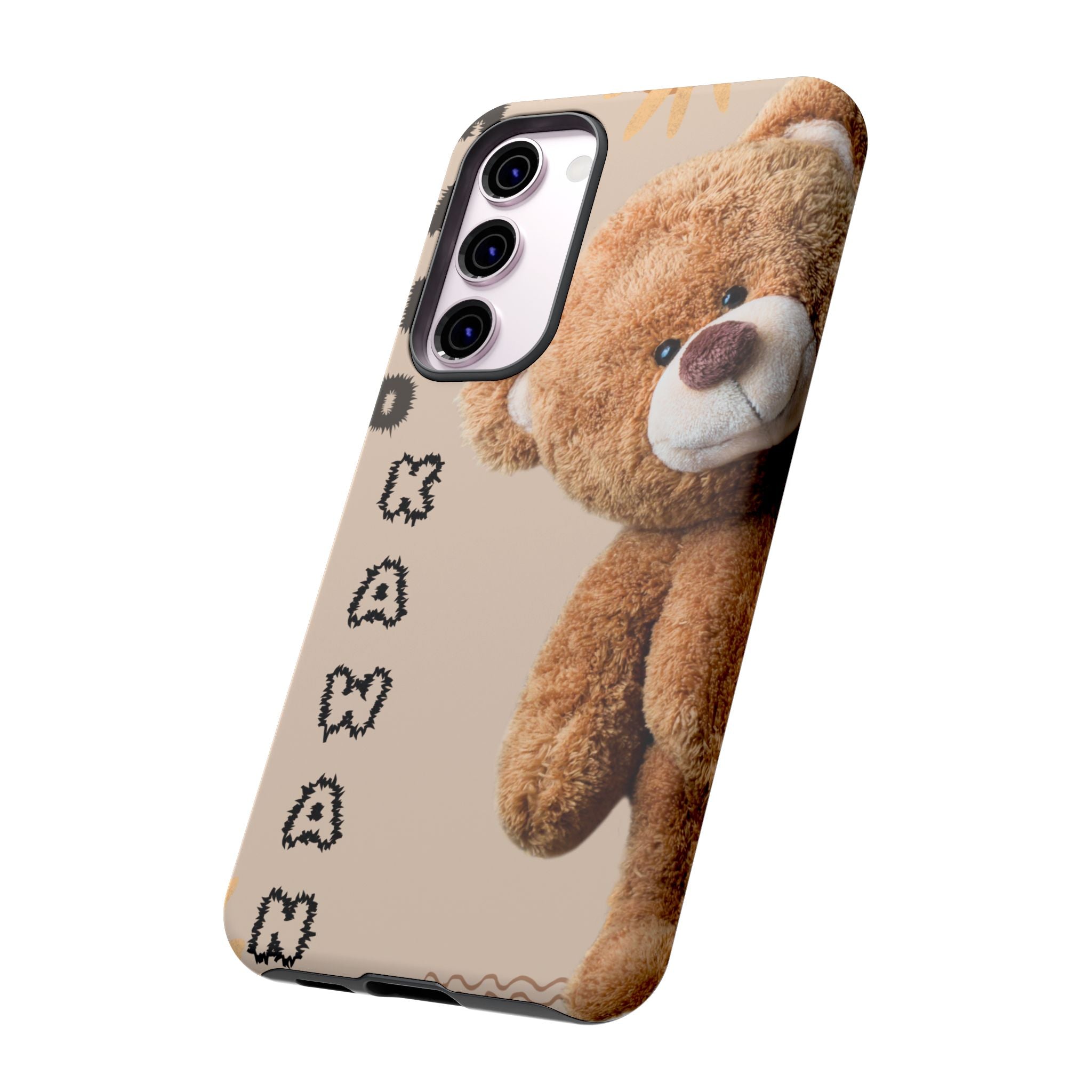Cute Teddy Bear Phone Case — Personalized "Kawan" Design