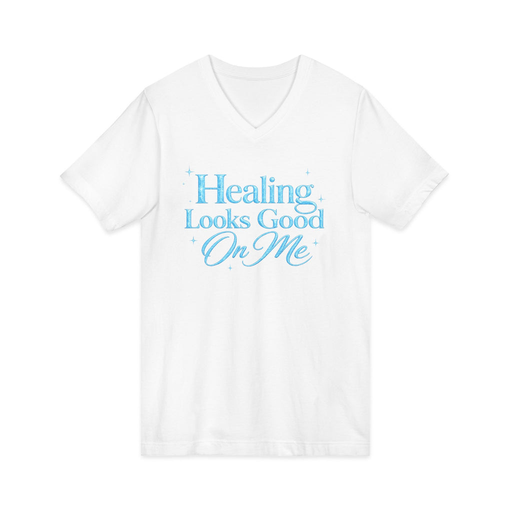 Unisex Healing Looks Good On Me V-Neck Tee