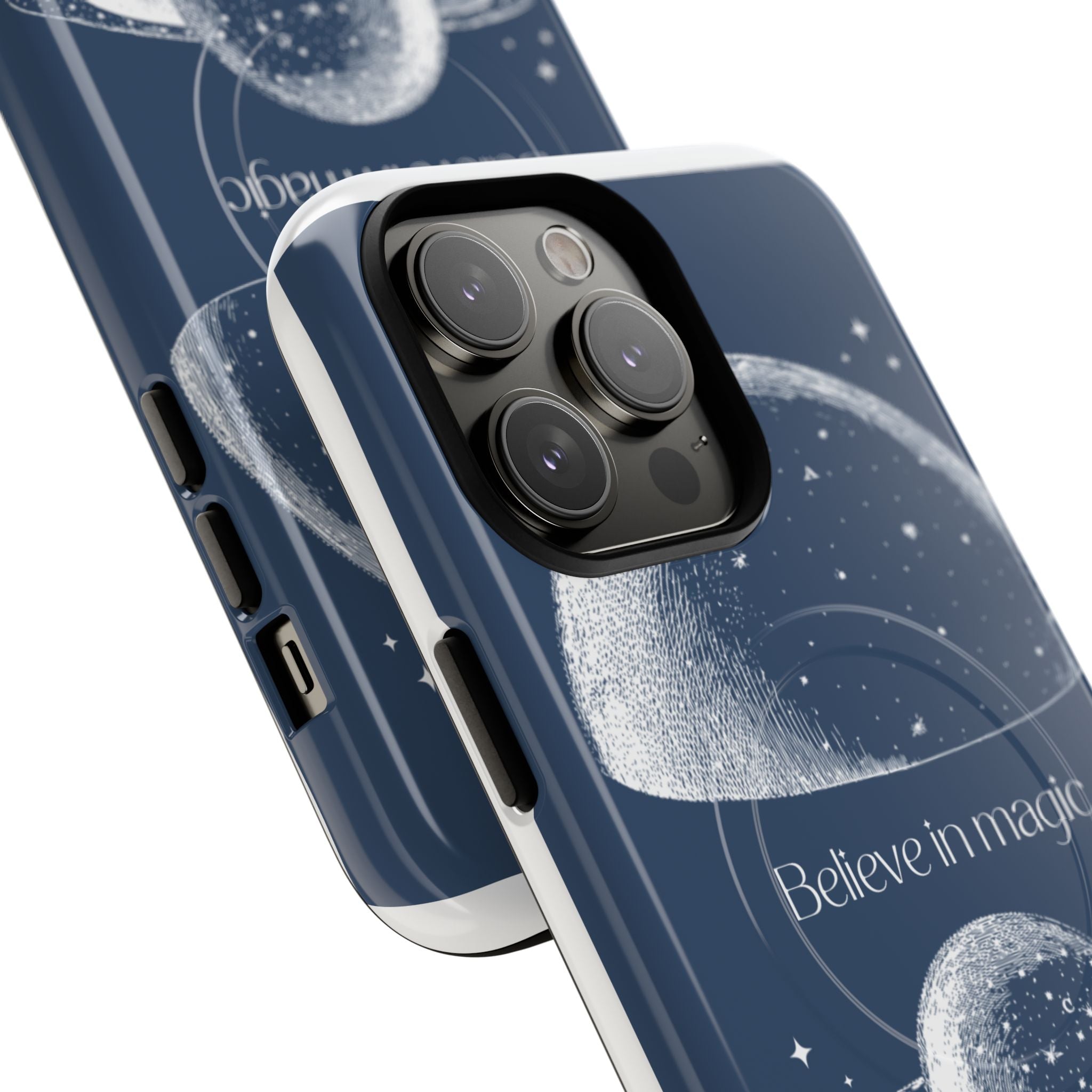 Believe in Magic Phone Case — Protective Magnetic Tough Case with Celestial Design