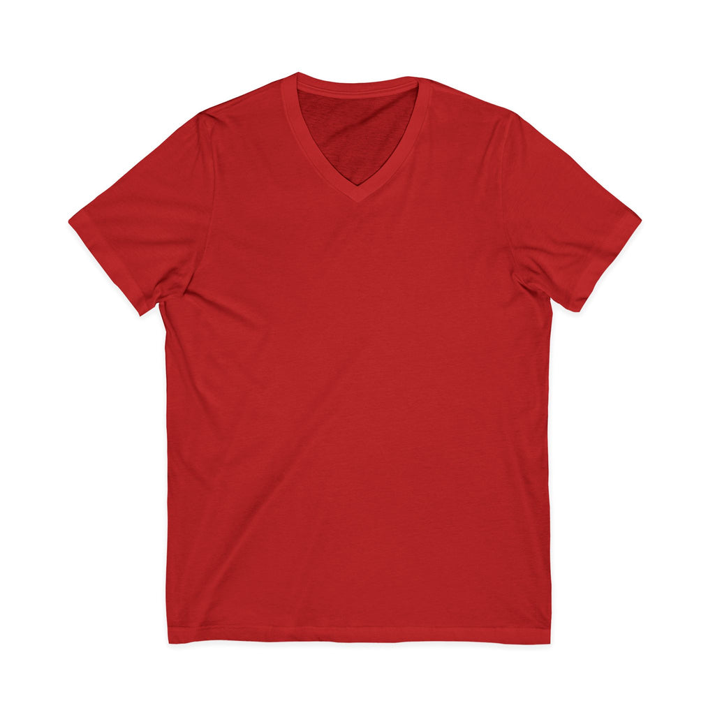 Unisex Create a Life V-Neck Tee — Inspirational Back-Print Motivational Quote Shirt