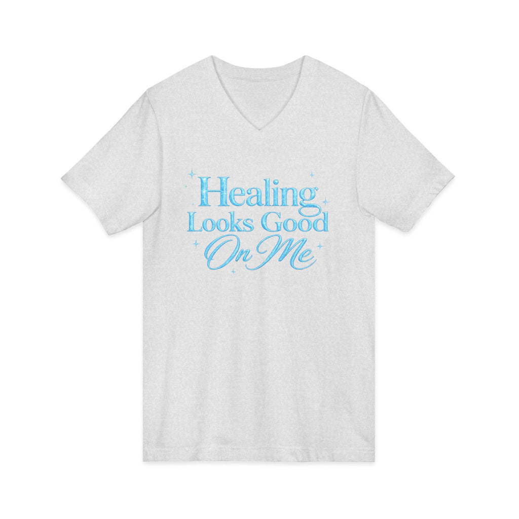 Unisex Healing Looks Good On Me V-Neck Tee
