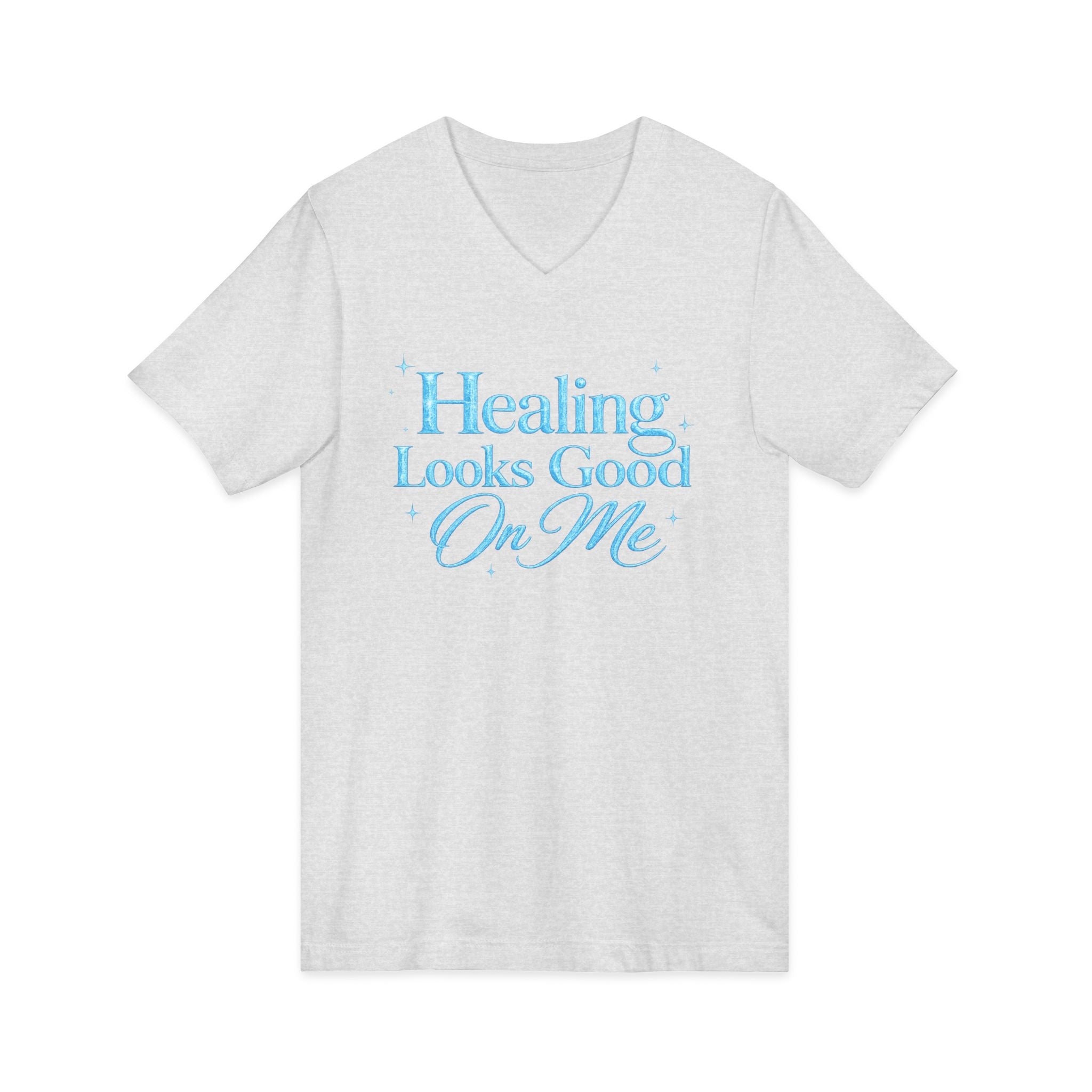 Unisex Healing Looks Good On Me V-Neck Tee