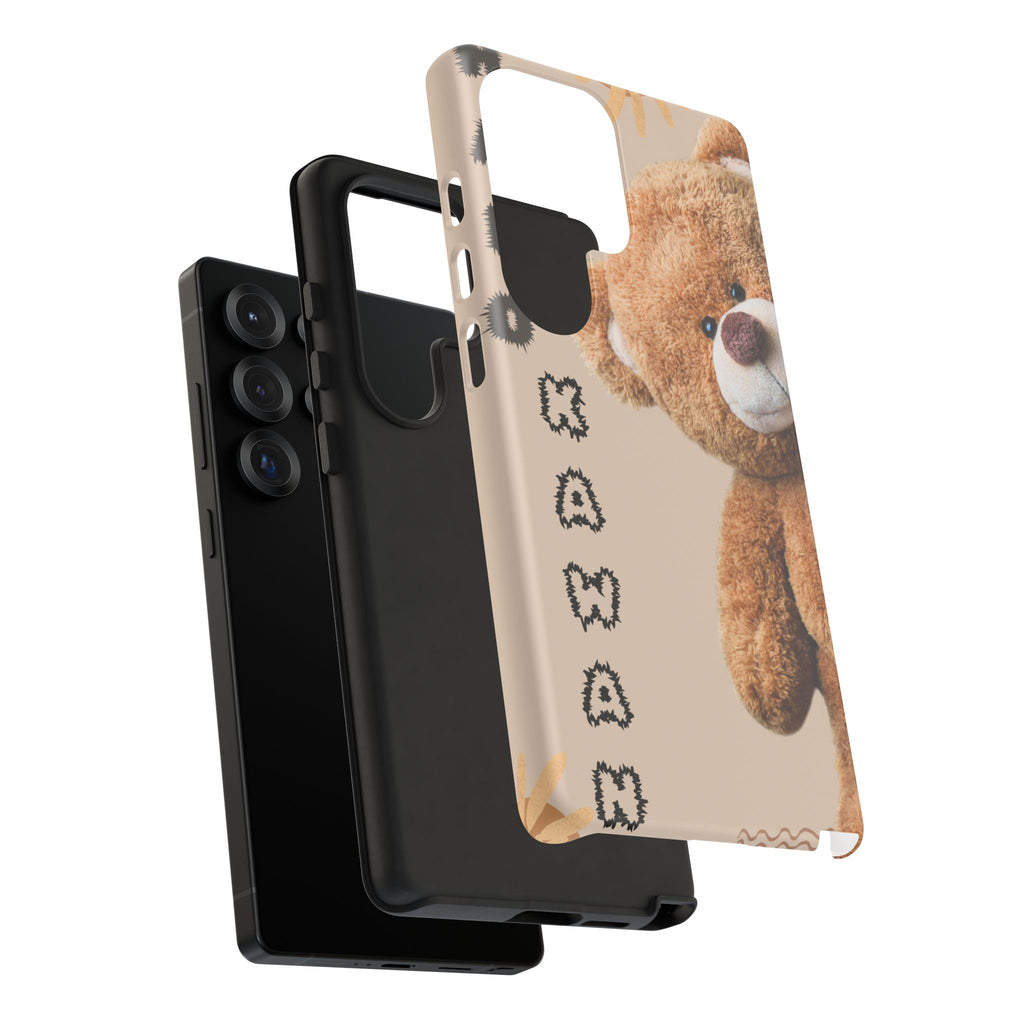 Cute Teddy Bear Phone Case — Personalized "Kawan" Design