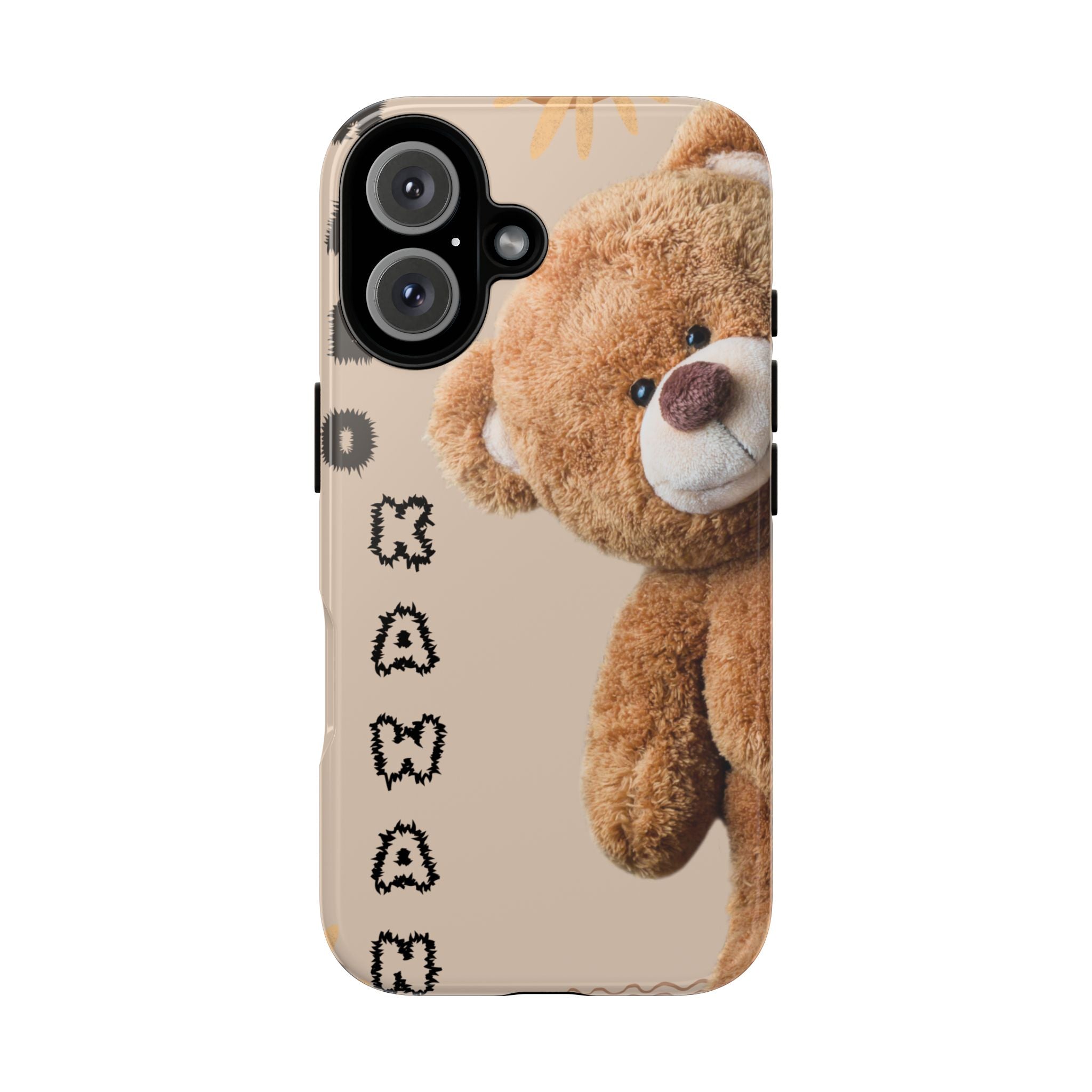Cute Teddy Bear Phone Case — Personalized "Kawan" Design
