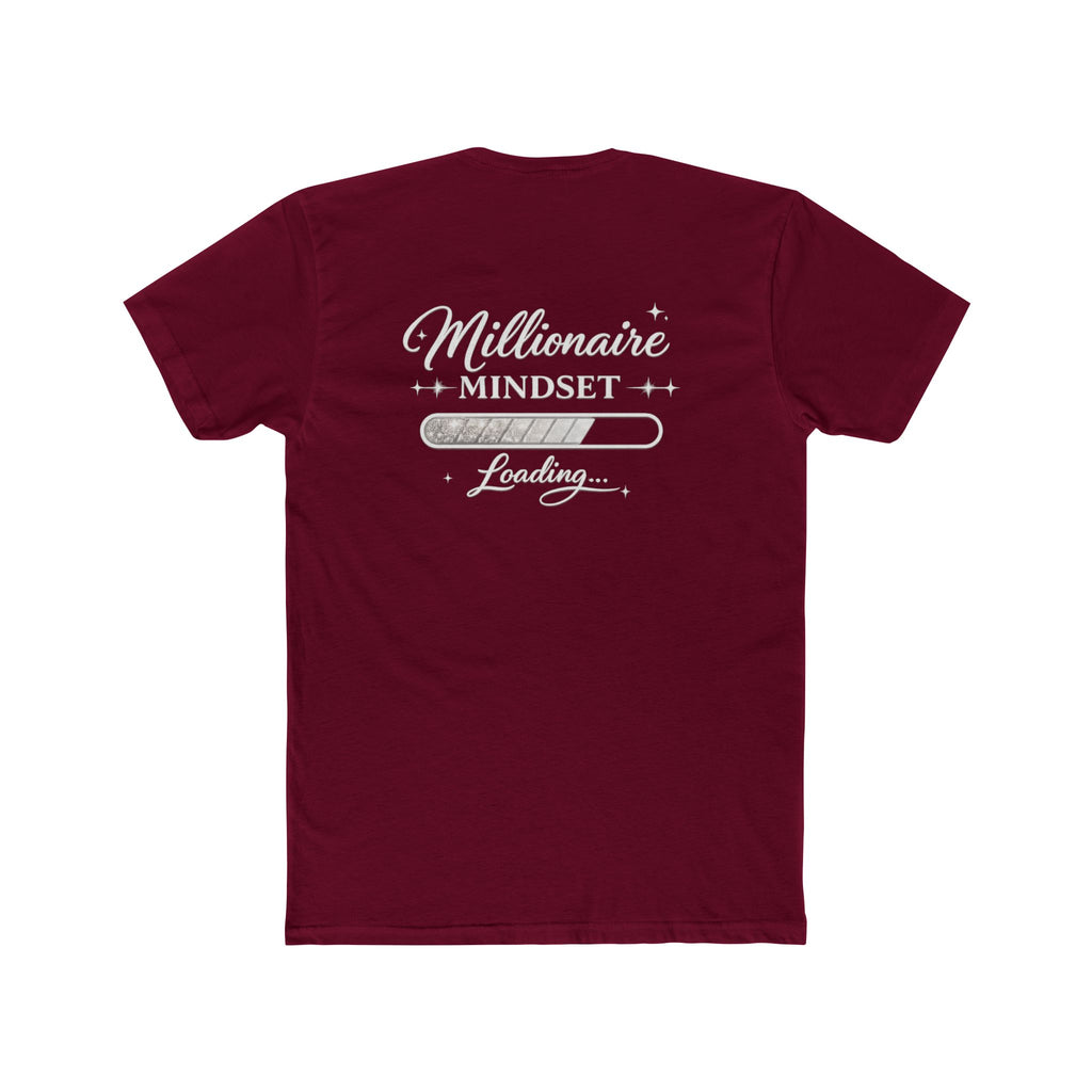 Unisex Millionaire Mindset Tee — "Loading" Back Graphic Motivational T‑Shirt