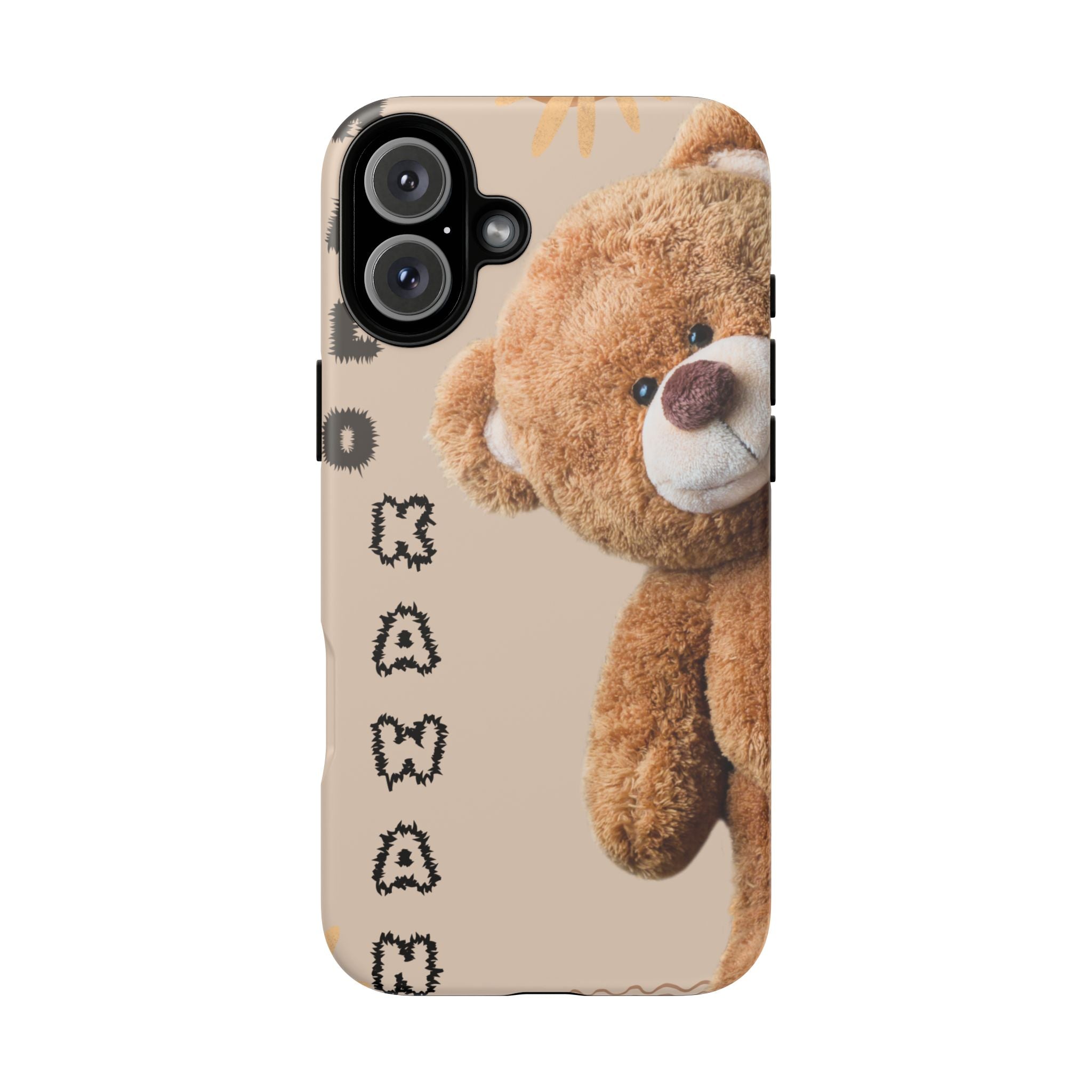 Cute Teddy Bear Phone Case — Personalized "Kawan" Design