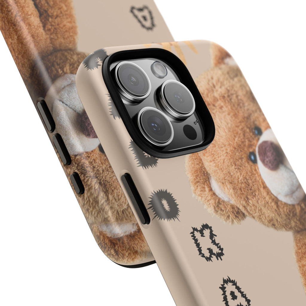 Cute Teddy Bear Phone Case — Personalized "Kawan" Design