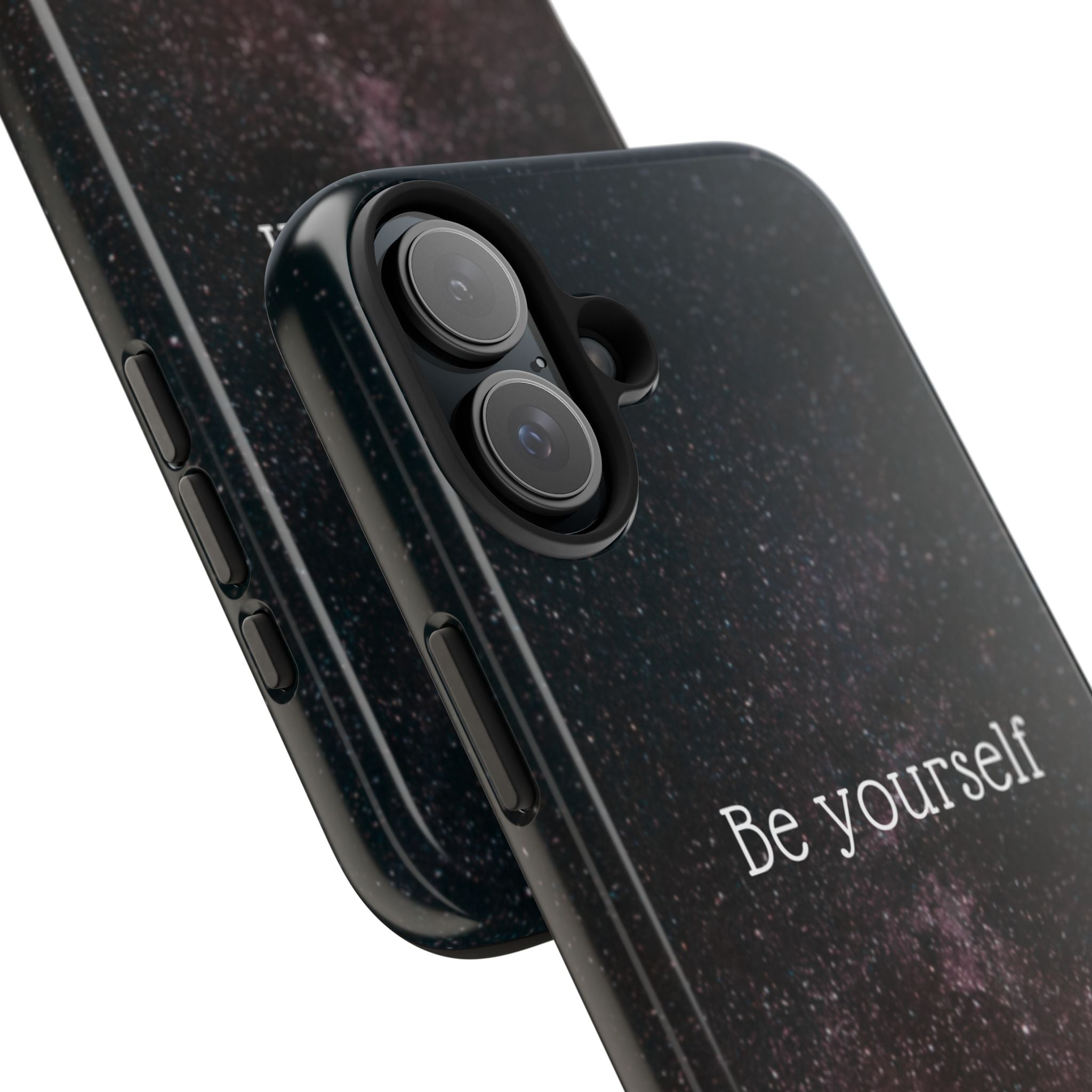 Be Yourself Tough Phone Case — Inspirational Starry Night Protective Cover