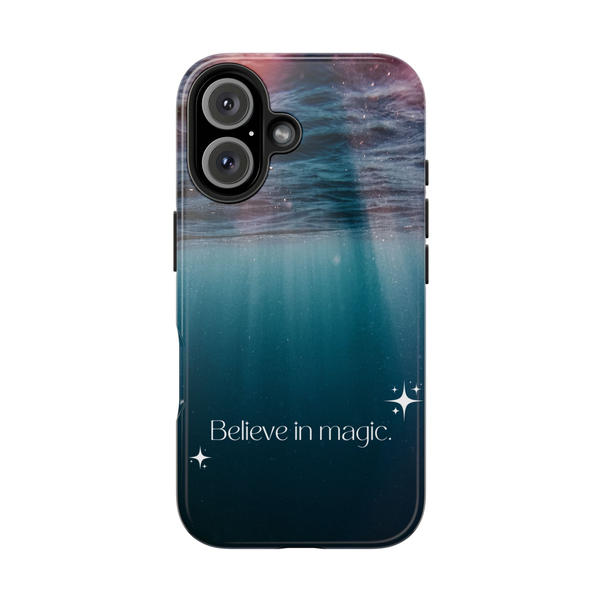 Believe in Magic Phone Case — Mystical Ocean Galaxy Tough Phone Case