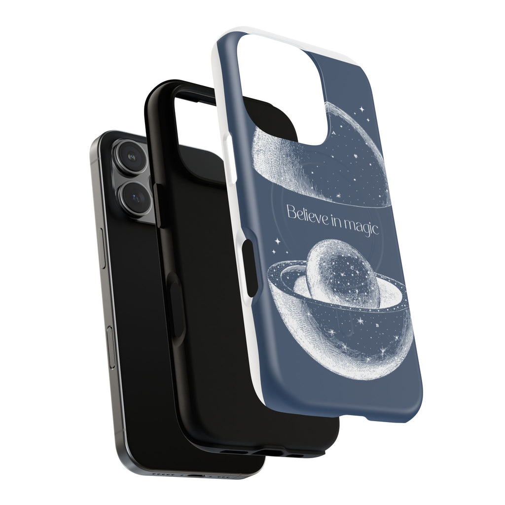 Believe in Magic Phone Case — Protective Magnetic Tough Case with Celestial Design