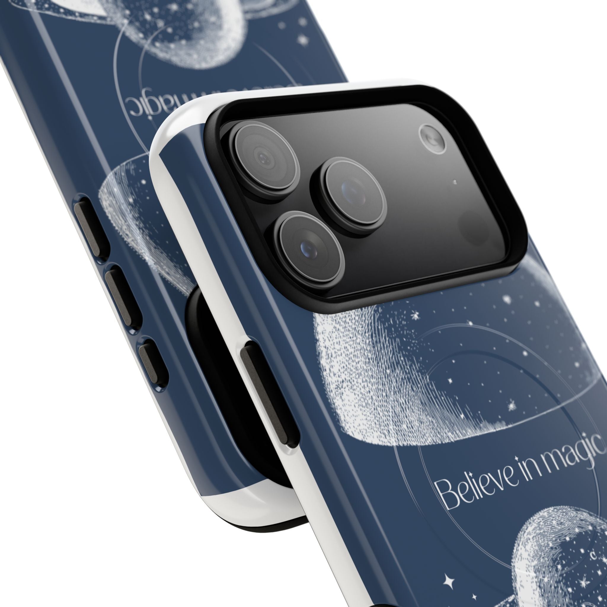 Believe in Magic Phone Case — Protective Magnetic Tough Case with Celestial Design