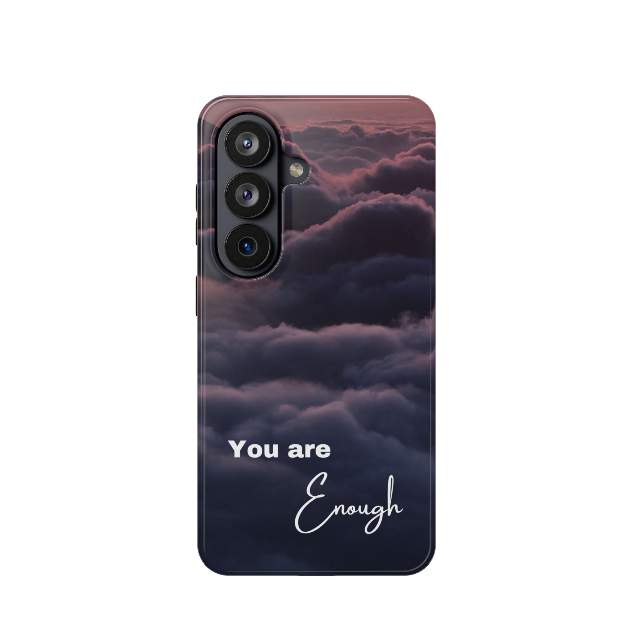 Phone Case — 'You Are Enough' Cloudy Sky Magnetic Impact-Resistant Case