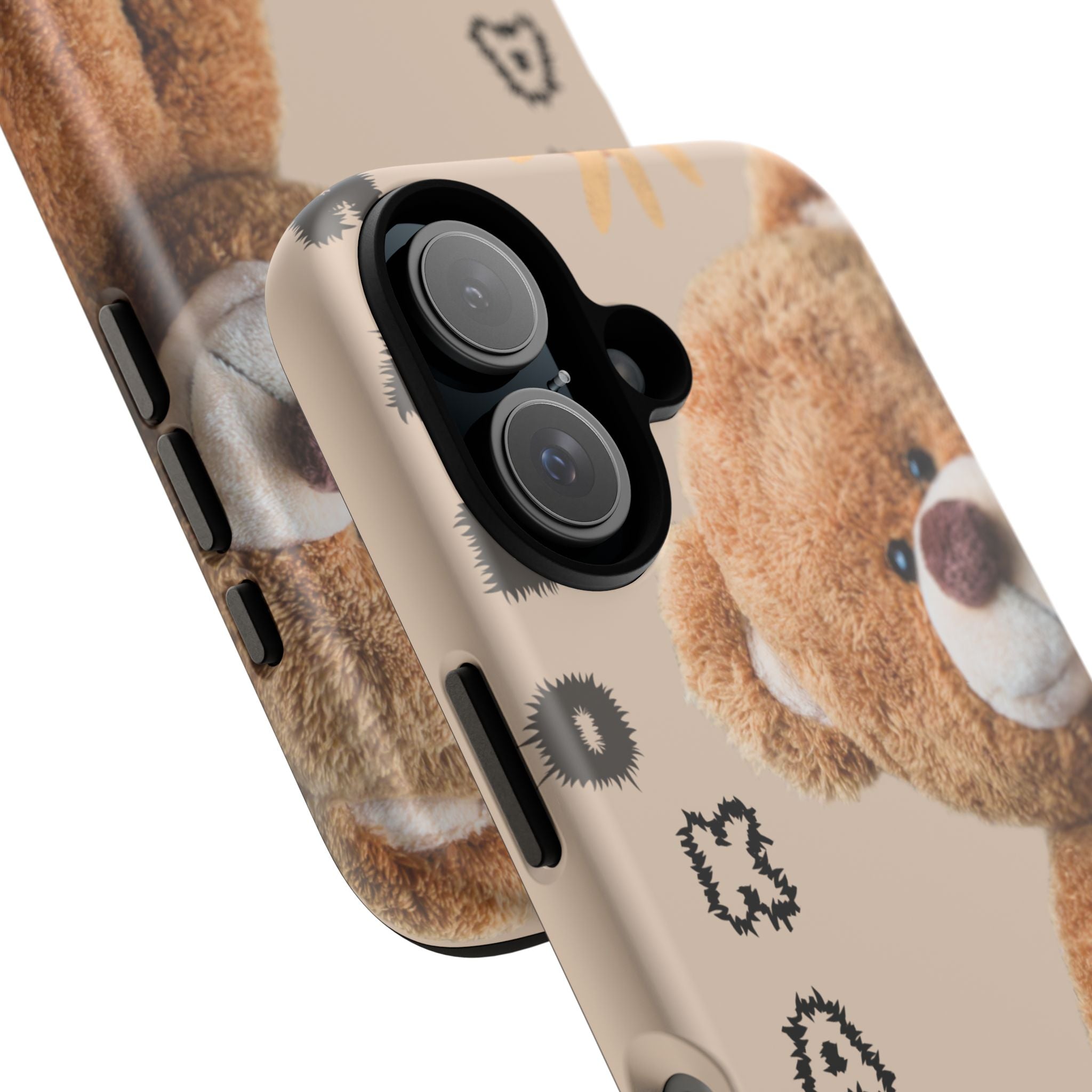 Cute Teddy Bear Phone Case — Personalized "Kawan" Design
